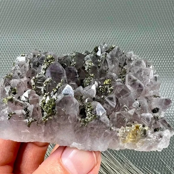 Amethyst with Chalcopyrite from Chala Mine in Haskovo, Bulgaria 137g (4.83oz)